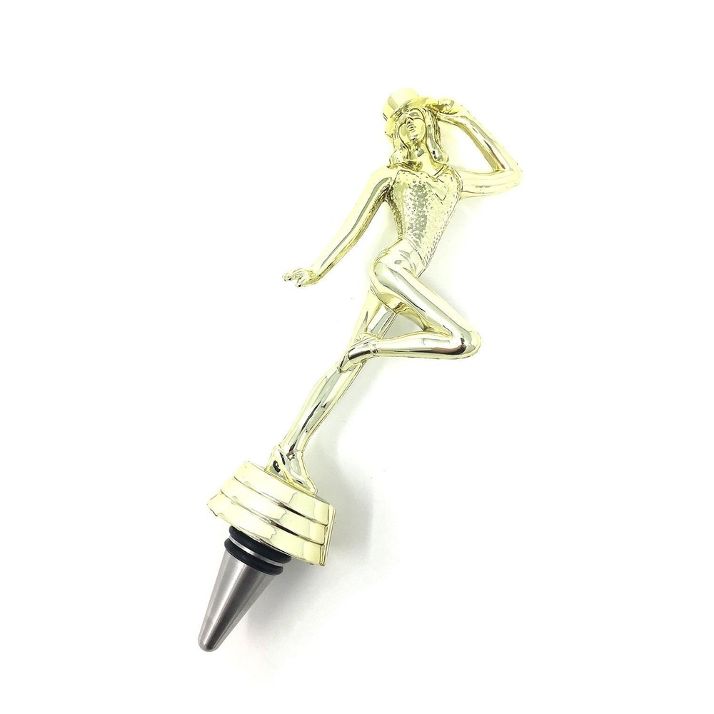 Handmade Bottle Stopper made from Repurposed Jazz Dance Trophy